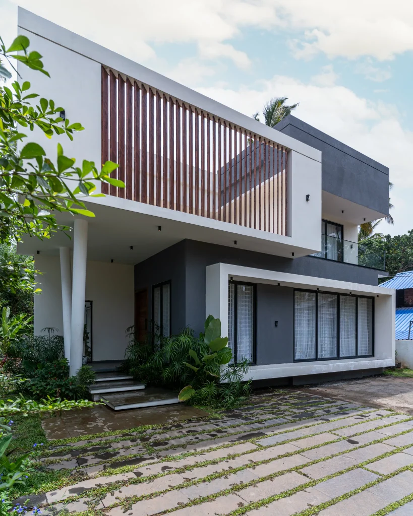 Beautiful house designed by Adora Architects, showcasing innovative architecture and interior design with elegant exterior features